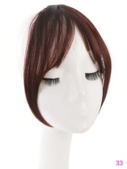 Eight Character French Bangs Wig Piece Female Synthetic BB Clip Fluffy Top Reissue Eight Character Bangs Thin Invisible Hairpins
