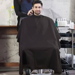 Boymia Hair Cutting Gown for Hairdressers and Barber Durable and Comfortable Salon Cape for Hair Styling and Cutting Coloring