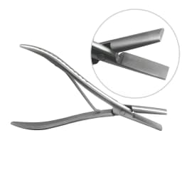 3 Type 7 Inch Silver Stainless Steel Clamp Hair Extension Plier with Two Holes Keratin Hair Extensions Removal Tools