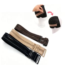 Silicone Anti Slip Mesh Elastic Band Wig Making Supplies Adjustable Wig Cap With SiliconeWig Band for Machine Wigs Hair Net