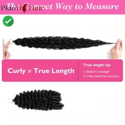 60g Per Bunldes 15A Burmese Curly Crochet Human Hair Brasid Knotless Pre-Separated Feather Human Crochet Hair 100% Human Hair Extensions 14-26 Inch Human Crochet