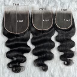 Eva 7x7 HD Lace Closure Pre Plucked Small Knots Straight Virgin Hair 9x6 HD Lace Frontal Body Wave Invisible HD Lace Melt Skins