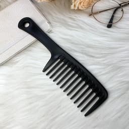 Hairdressing Comb Heat-Resistant Women Wet Hook Curly Hair Brush Professional Salon Styling Comb Tool, Special for Real Hair Wig