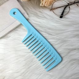 Hairdressing Comb Heat-Resistant Women Wet Hook Curly Hair Brush Professional Salon Styling Comb Tool, Special for Real Hair Wig