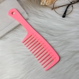 Hairdressing Comb Heat-Resistant Women Wet Hook Curly Hair Brush Professional Salon Styling Comb Tool, Special for Real Hair Wig