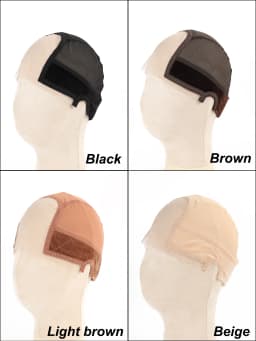 Female Headband Wig Cap Hd Lace Wig Cap For Wig Making U Part Wig Caps With Adjustable Velvet Wig Grip To Wear Wig Nude Hair Net