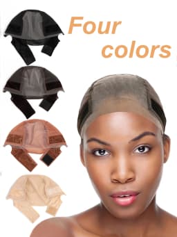 Female Headband Wig Cap Hd Lace Wig Cap For Wig Making U Part Wig Caps With Adjustable Velvet Wig Grip To Wear Wig Nude Hair Net