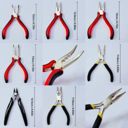 Various Types of Hair Extension Pliers for Micro Silicone Rings I-Tip Hair Pliers Hair Extensions Opener and Removal Tool