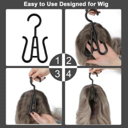 Storage Bags Hooks Transparent Dustproof Portable Design for Salon Home Use Holds Multiple Wigs Wall Mounted Tool Accessories