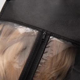Storage Bags Hooks Transparent Dustproof Portable Design for Salon Home Use Holds Multiple Wigs Wall Mounted Tool Accessories
