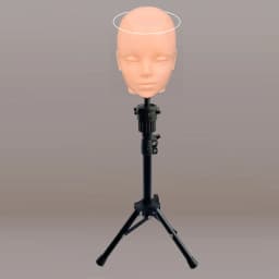 Wig Head Model Mannequin Dummy Wig Glasses Hat Display Stand Rack Hairpieces Stand Holder Head Model Wig Display with Stand