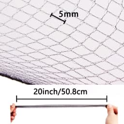 20/60pcs Invisible Nylon Hair Nets, Durable Disposable Ballet Bun Cover Snoods, 5mm Elastic Edge Mesh for Dance & Performance