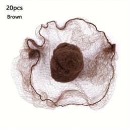 20/60/100Pcs DurableNylon HairNet For Bun Hair Hair style Tool Black BlondeBrown 5Mm Hair Net For Wigs Mesh Hair StylingHairnets