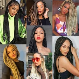 38 inch synthetic braid Soft Yaki Texture Hot Water Setting prestretched braid hair 4x braid for box braid and twists(1 pack, 4)