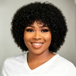 Afro Kinky Curly Human Hair Wig Short Afro Bob for Black Women with Bangs Brazilian Human Hair Wigs Machine Made Pre Plucked