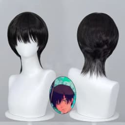 Women Men CosPlay Props The Summer Hikaru Died Tsujinaka Yoshiki Indou Hikaru Cosplay Wig White Short Synthetic Hair