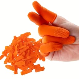 5/10/15/20/25pc Wig extension protection tool is used to make protective finger cots for wig keratin protein glue