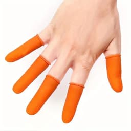 5/10/15/20/25pc Wig extension protection tool is used to make protective finger cots for wig keratin protein glue