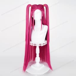 Mira Cosplay Synthetic Wig 90cm Long Rose Red Woman Hair Anime Heat Resistant Wigs