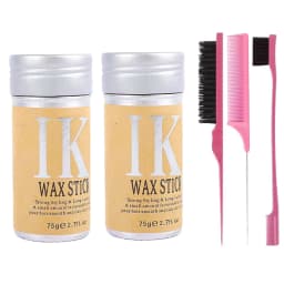 2/5Pcs Hair Wax Stick For Kids Women Slick Back Brushes Gel Pomade for Little Girls Toddler Flyaway Hair Wig Styling Accessories