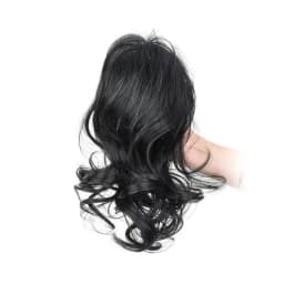 Synthetic Short Wavy Curly Ponytail Clip-in Hair Extension Heat Resistant Hair Ponytail Grab Clips for Women Daily Use