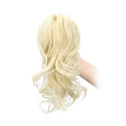 Synthetic Short Wavy Curly Ponytail Clip-in Hair Extension Heat Resistant Hair Ponytail Grab Clips for Women Daily Use