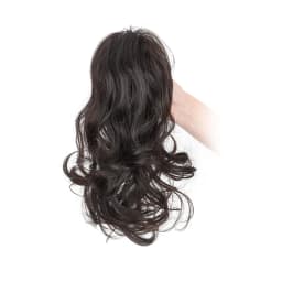 Synthetic Short Wavy Curly Ponytail Clip-in Hair Extension Heat Resistant Hair Ponytail Grab Clips for Women Daily Use