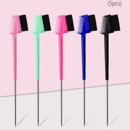 Hairstyling Edge Comb Brush Set, Three in One Hair Picking, Combing, Hair Breaking and Tidying, Special for Real Hair Wigs