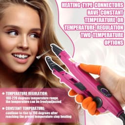 Professional Hair Extension Tool Hair Connector Fusion Heat Iron Connector Adjustable Temperature  Melting Tool UK/US/EU Plug