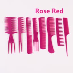 8 Piece Styling Hair Comb anti Static Ponytail Comb Makeup Comb Hair Clipper Accessories Hair Comb Special for Real Hair Wigs
