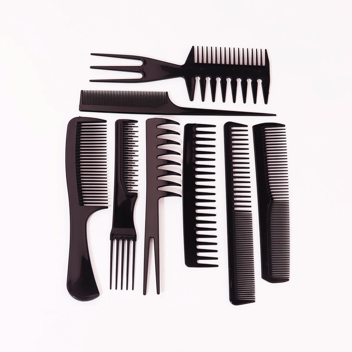 8 Piece Styling Hair Comb anti Static Ponytail Comb Makeup Comb Hair Clipper Accessories Hair Comb Special for Real Hair Wigs