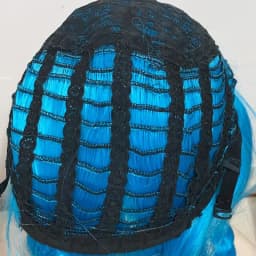 Dramatical Murder DMMD Seragaki Aoba Cosplay Costume Party Wig Two Tone Blue Ombre Synthetic Hair