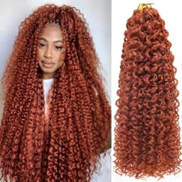 10/14/18/22 inch Natural GoGo Curl Crochet Hair , Natural Black Color Beach Curls Crochet Hair,st Water Wave Go Go Synthetic