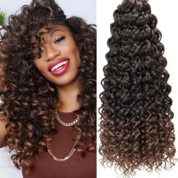 10/14/18/22 inch Natural GoGo Curl Crochet Hair , Natural Black Color Beach Curls Crochet Hair,st Water Wave Go Go Synthetic