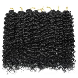 10/14/18/22 inch Natural GoGo Curl Crochet Hair , Natural Black Color Beach Curls Crochet Hair,st Water Wave Go Go Synthetic