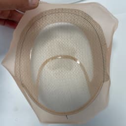 Double Layers PU Wig Cap Base for Making Men's Toupee Topper