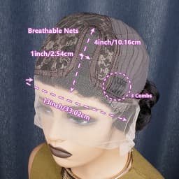Short Curly Pixie Cut Wig Human Hair for Women Black Layered 13x4x1 T-Part Lace Front Short Human Hair Pixie Cut Glueless Wig
