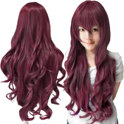 Synthetic Hair Hot Pink Cosplay Wig Morgiana Lolita Hair Curly Anime Rose Itsuki Nakano Wigs Halloween Costume Wig
