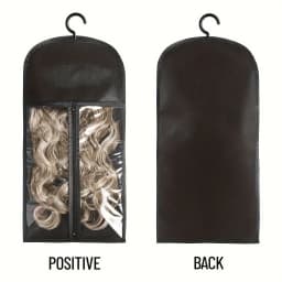 10PCS/3PCS/6PCS/1PCS Hair Extension Storage Bag with Hanger Transparent Wig Organizer Dustproof Holder for Hair Pieces