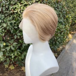 Honey Blonde Short Bob Cut 13X4 Synthetic Lace Front Wigs for Women Pixie Synthetic Hair Wigs Half Hand Tied Glueless 150%