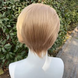 Honey Blonde Short Bob Cut 13X4 Synthetic Lace Front Wigs for Women Pixie Synthetic Hair Wigs Half Hand Tied Glueless 150%