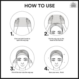 4/20pcs Black Wig Cap Elastic Breathable Invisible Wig Caps Perfect For Professional Use,2pcs/Pack