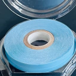 1 Roll Walker Lace Front 12Yards Blister Pack Hair Tape 5 Widths (0.8/1/1.2/2/2.54cm) for Wig Toupee