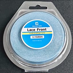 1 Roll Walker Lace Front 12Yards Blister Pack Hair Tape 5 Widths (0.8/1/1.2/2/2.54cm) for Wig Toupee
