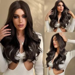 Big Waves of Golden Synthetic Wig for Halloween Party Cosplay Role-Playing Daily Wear with High-Temperature Synthetic Wig Cap