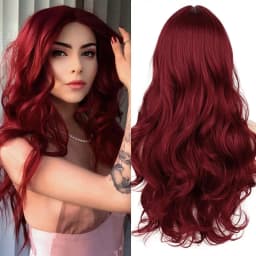 Big Waves of Golden Synthetic Wig for Halloween Party Cosplay Role-Playing Daily Wear with High-Temperature Synthetic Wig Cap