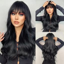 Big Waves of Golden Synthetic Wig for Halloween Party Cosplay Role-Playing Daily Wear with High-Temperature Synthetic Wig Cap