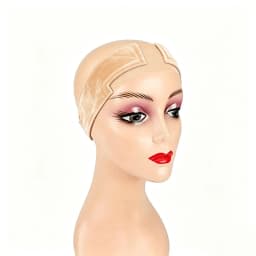 1Pc Invisible Nude Velvet Wig Grip Headband Non Slip Elastic Adjustable Wig Band for Lace Frontal Wigs Women