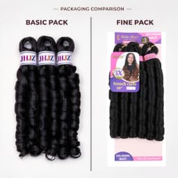 French Curly Braiding Hair Synthetic Wavy Hair Bundles Extensions Loose Weave Bundles 24 Inch 3pcs/Pack French Curly Braid Hairs