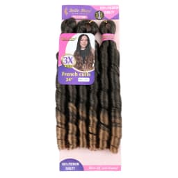 French Curly Braiding Hair Synthetic Wavy Hair Bundles Extensions Loose Weave Bundles 24 Inch 3pcs/Pack French Curly Braid Hairs